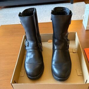 UGG Black Combat & Moto Boots